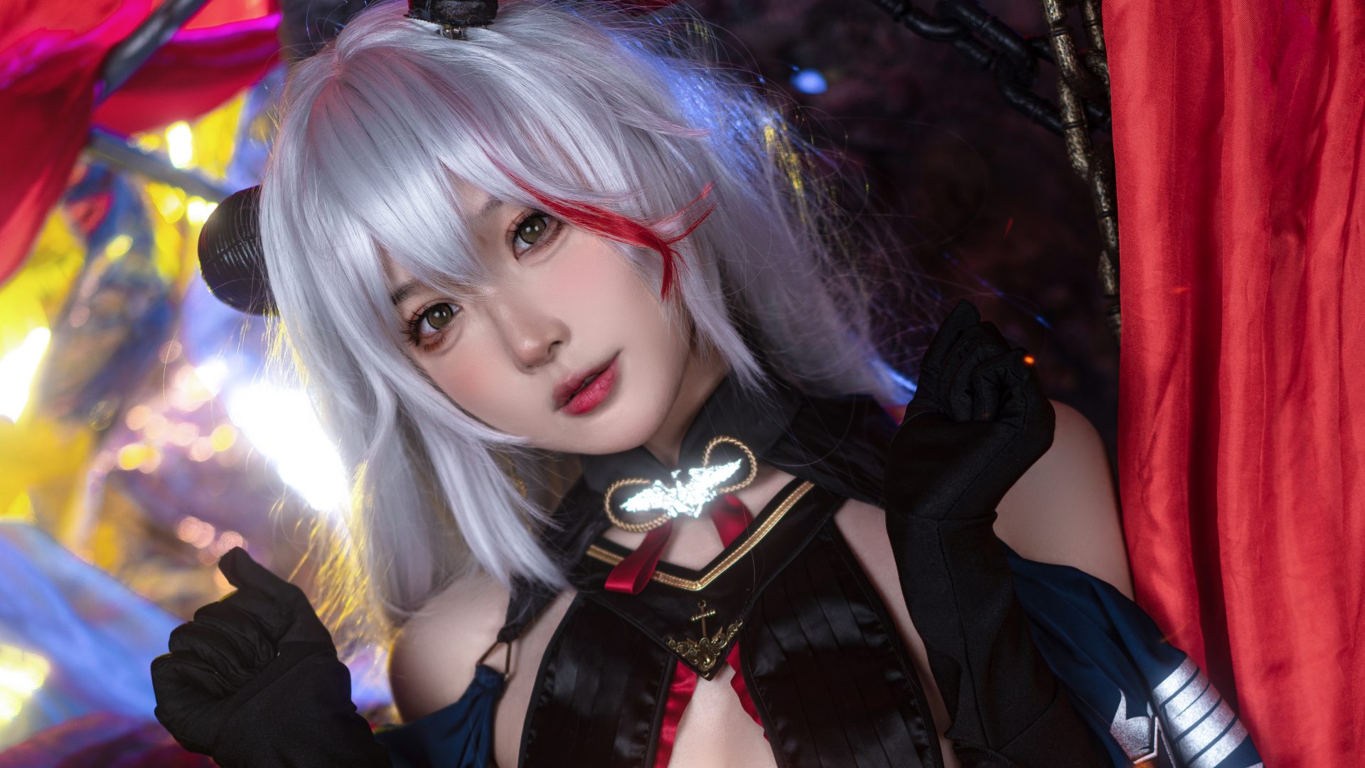 从动漫世界走出的生活版“二月舰长埃吉尔”,阿包也是兔娘的时尚挑战