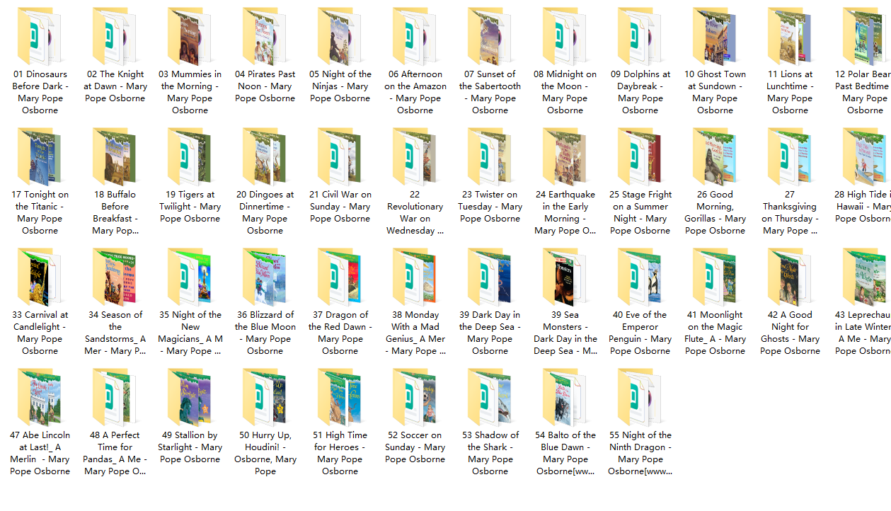 《神奇树屋/Magic Tree House》系列全52册原版音频+文档PDF合集插图2 《神奇树屋/Magic Tree House》系列全52册原版音频+文档PDF合集插图2