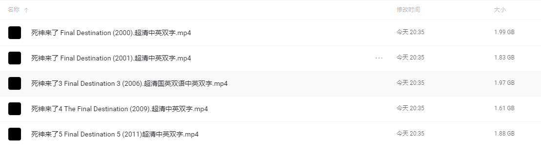 恐怖电影《死神来了》系列1-5部(2000-2011)英语中字高清完整版在线观看插图2 恐怖电影《死神来了》系列1-5部(2000-2011)英语中字高清完整版在线观看插图2