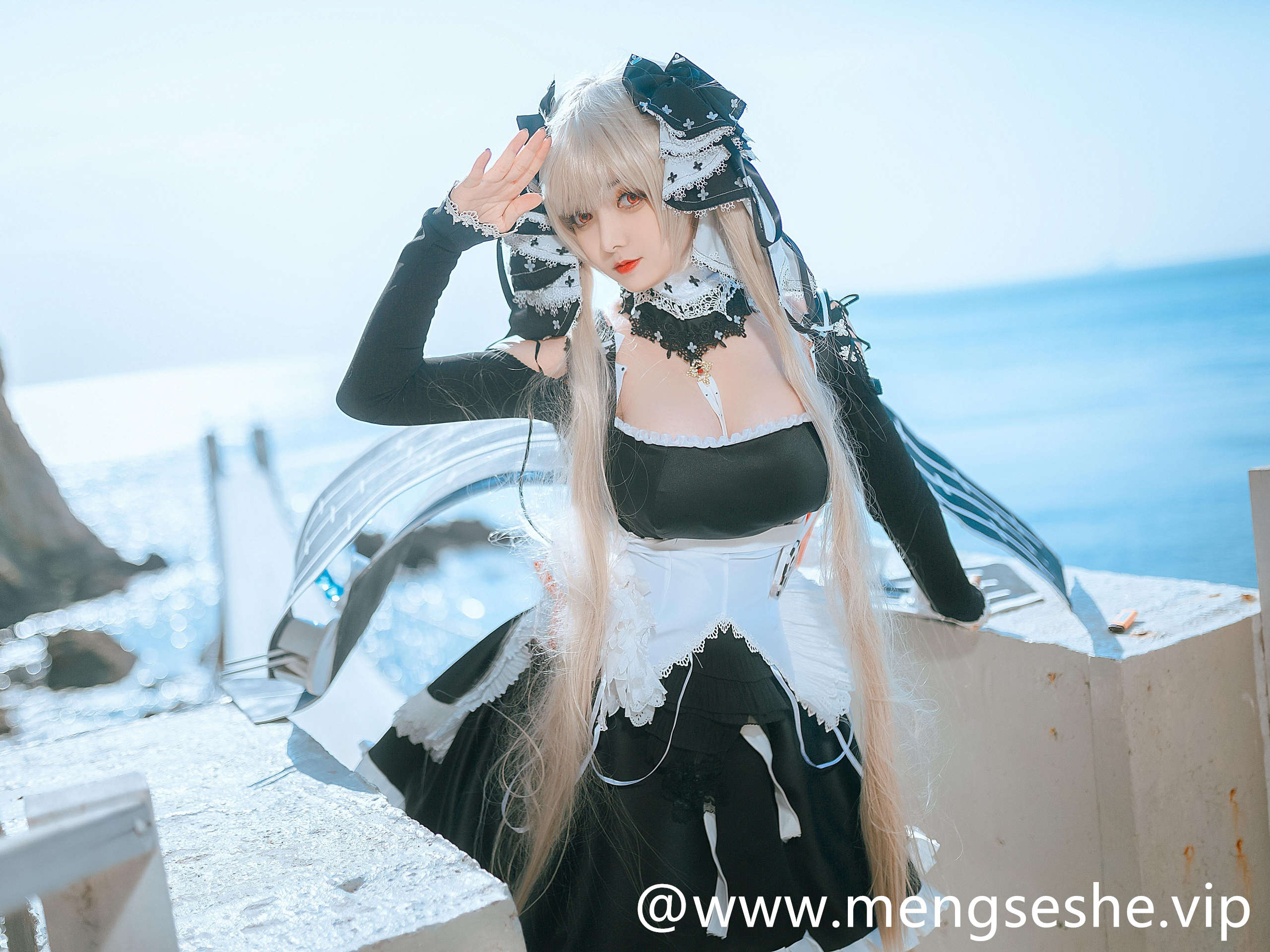 乖巧可爱的斯文文文文，碧海航线初音未来，最新cos图集包75套下载