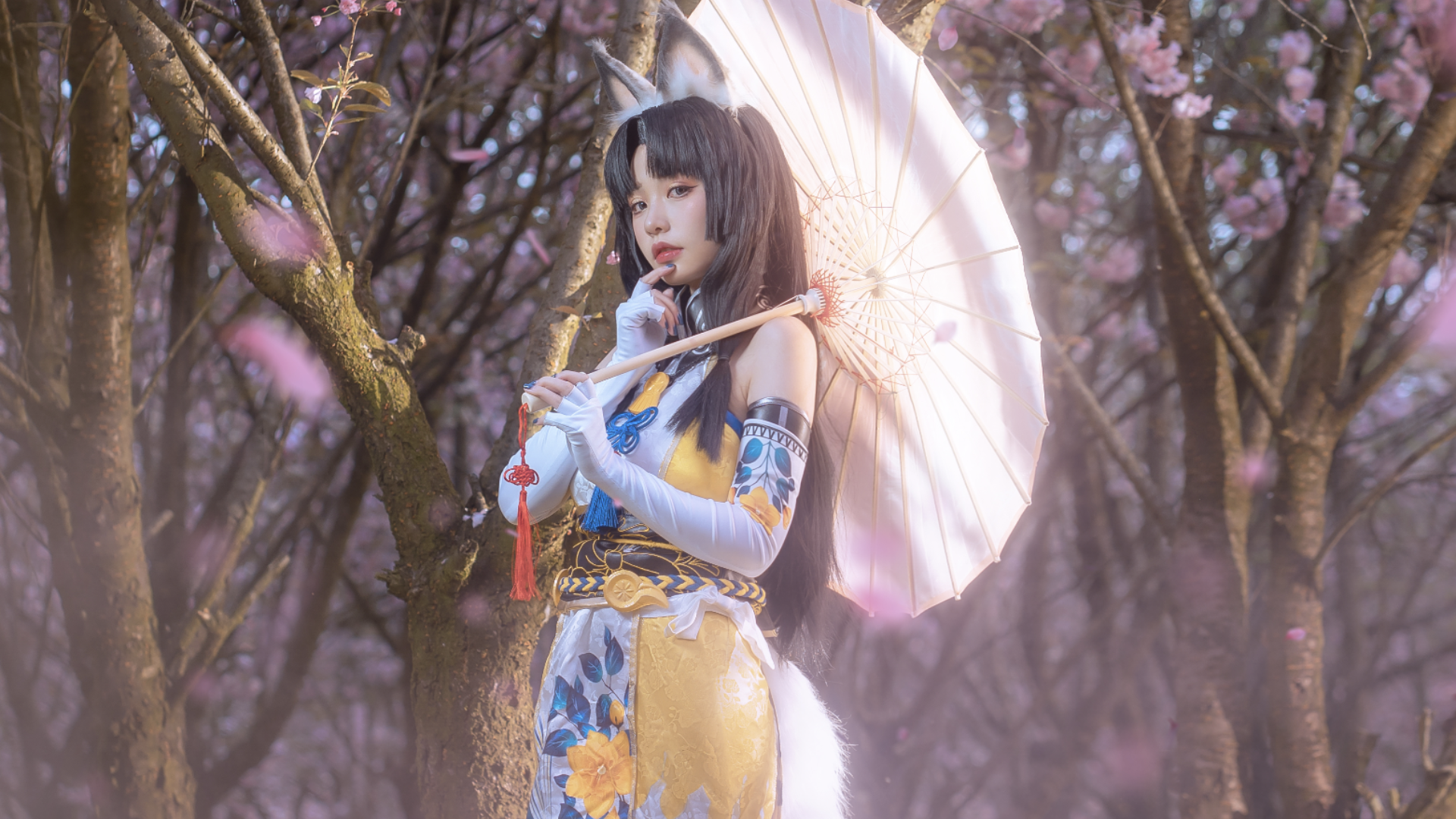 喵小吉图集新作欣赏:《永劫无间-胡桃》用画面讲述春天的故事