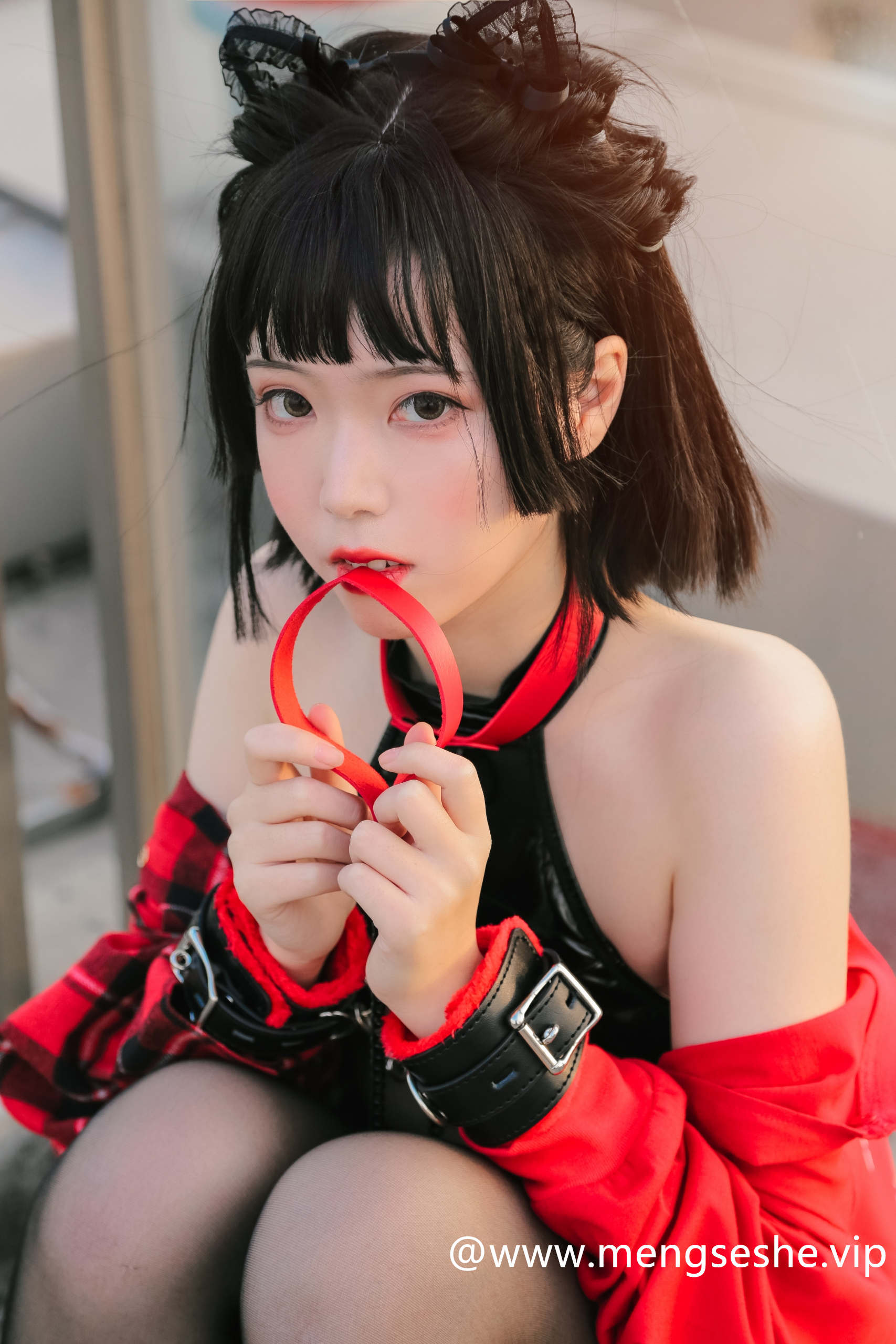 可御可萌的Fushii_海堂，近距离恋爱樱花兔兔，最新cos图集包18套下载