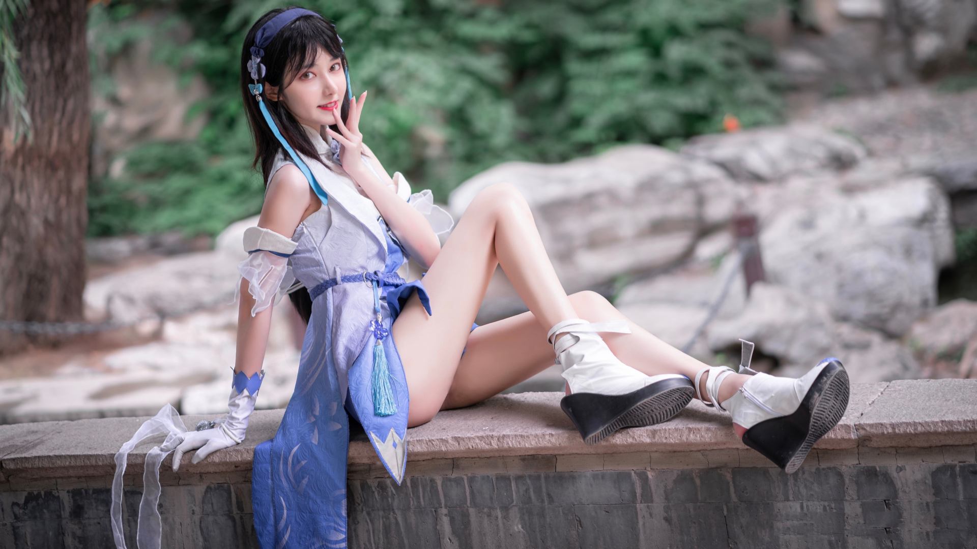 最全南桃Momoko图集汇总，cos王者荣耀瑶出神入化！