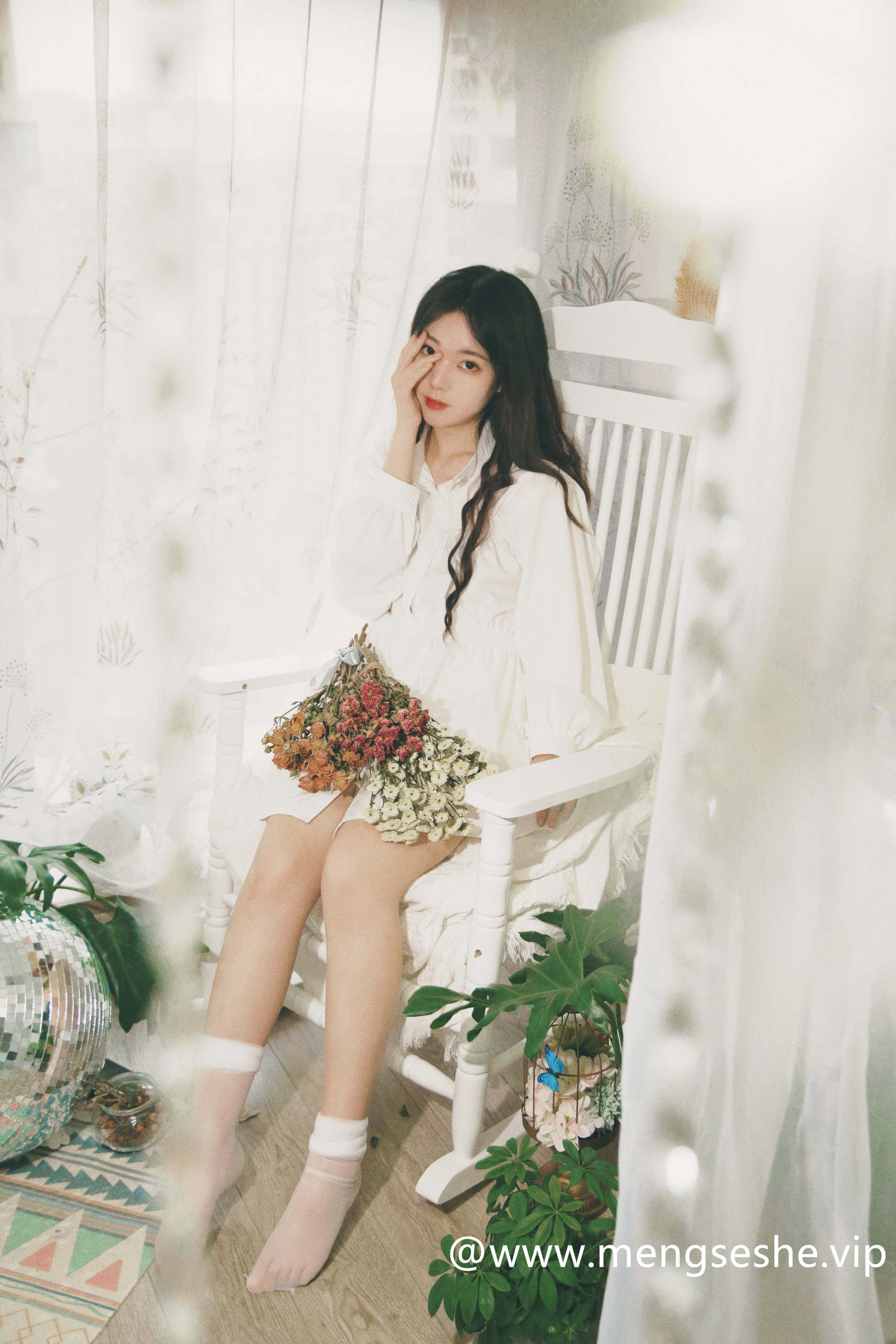 可御可萌的Fushii_海堂，近距离恋爱樱花兔兔，最新cos图集包18套下载