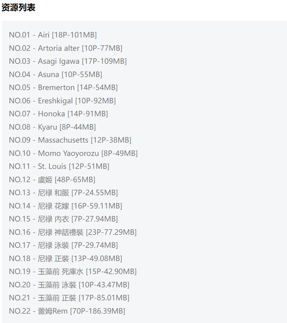 婀娜多姿的Eliza喵喵，最新cos作品雷电芽衣绫波丽等18套图集包鉴赏