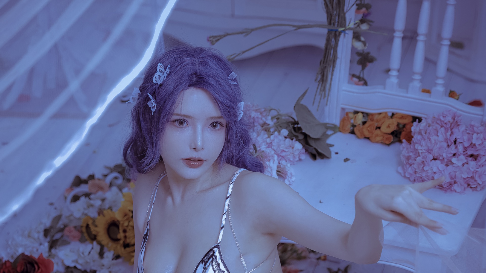 秋和柯基图集:穿越时空的梦幻cos之旅《蝴蝶夫人》